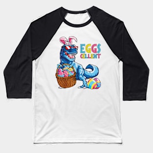 Dinosaur Eggs-Cellent Easter Baseball T-Shirt